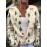 Women'S Christmas Tree 3D Print Cardigan Sweater, 100% Polyester Crewneck Knit Sweater, Button Details, Casual Wear For All Seasons