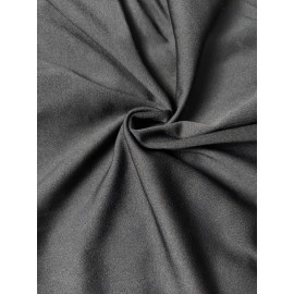 Women'S Elegant Solid Black A-Line Layered Hem Tunic Dress with Puffed Sleeve-like Effect - Structured Fitted Top & Flowing Skirt, Floor-Length or Above-Knee Length, Machine Washable Formal Party Wedding Gala Dress for Spring/Fall, Round Neck Long Sleeve Elegant Party Dress for Women, Wedding Dresses for Women, Formal Dress, Elegant Classy Dresses for Women, Wedding Dress, Dresses for Women Elegant Classy, Highquality Fabric, Smooth Texture Dress, Long Sleeve Dresse For Women, Women