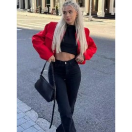 Women'S Oversized Blazer Jacket - Elegant Office to Party Blazer, Structured Fit Long Sleeve Blazer for Women, Chic Blazer for Women, Blazer for Women