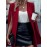 [Versatile Blazer] Elegant Women's Cape Sleeve Blazer Jacket | Solid Color H-Silhouette Open Front Design, Versatile All-Season Casual to Professional Outerwear | Quality Fabric, Minimalist Style, Dry Clean Only